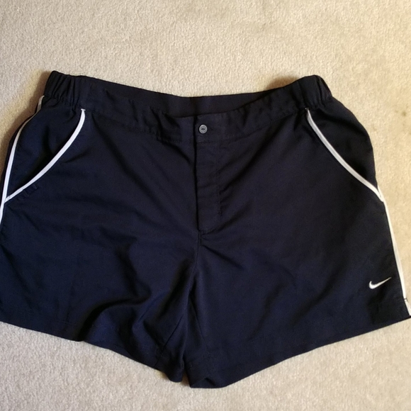 2 pair navy exercise shorts sz large - Picture 2 of 9